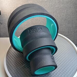 Yogi Grips Yoga Wheel Set 3 Piece Back Roller Stretch Fitness Exercise